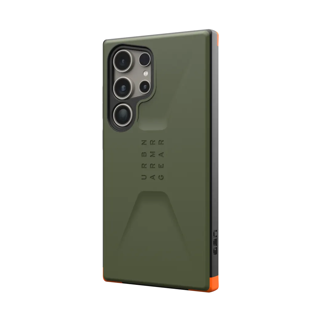 UAG Civilian Slim Tough Case Samsung S24 Ultra 5G 6.8 - Olive - Image 2