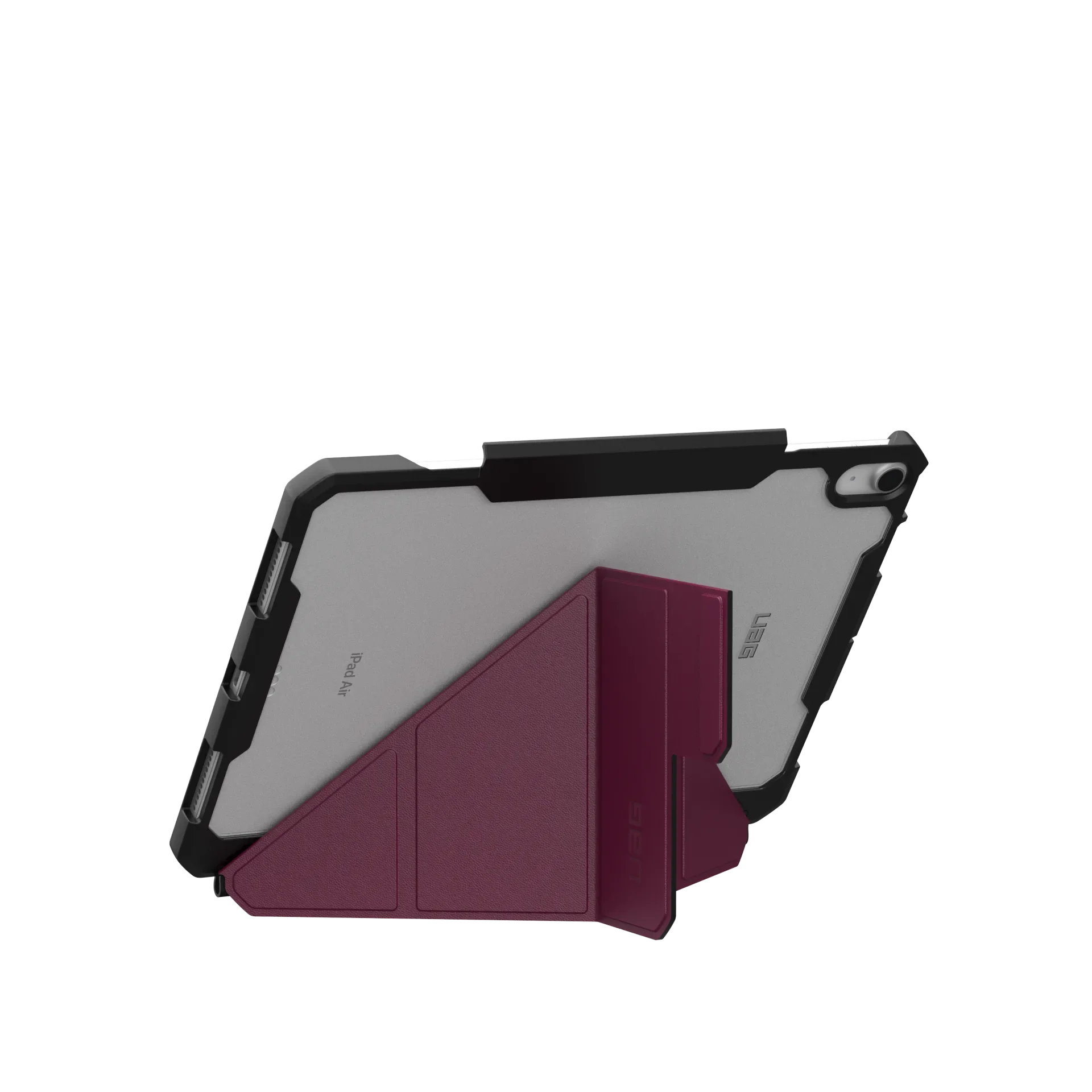 UAG Essential Armor Folio Rugged Case iPad Air 11 M2 & M3 / Air 4th & 5th - Bordeaux - Image 3