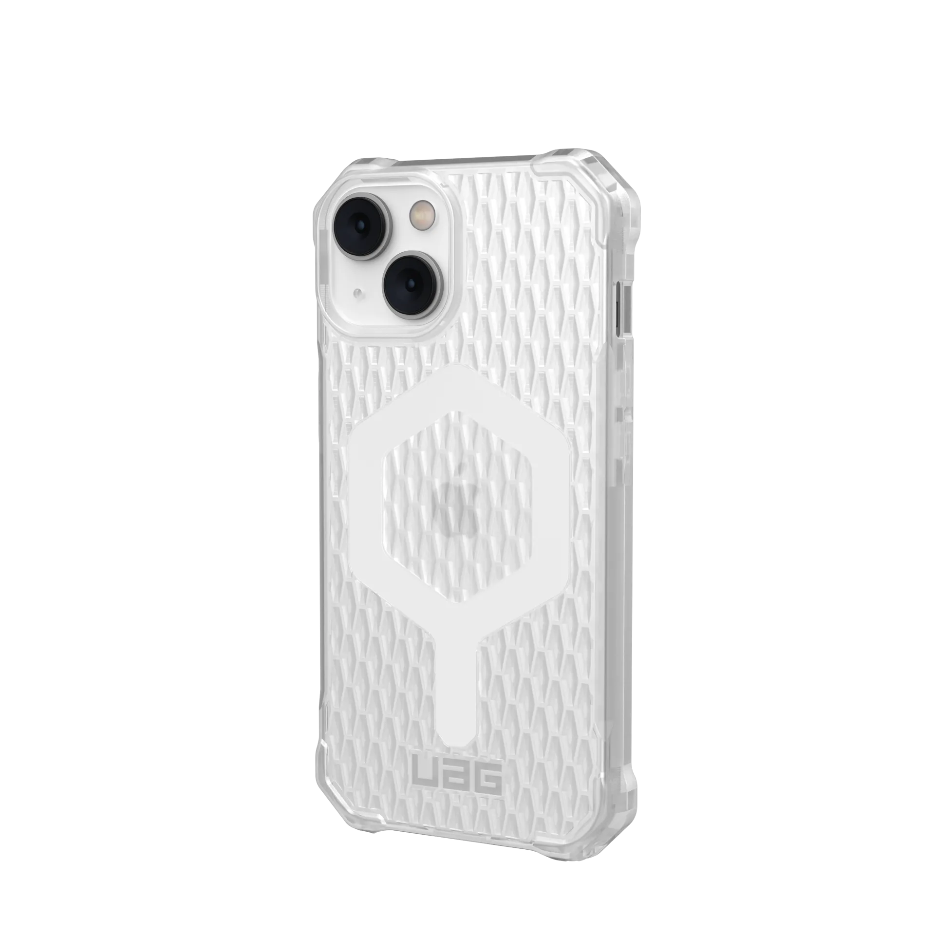 UAG Essential Armour Slim Case & MagSafe iPhone 16e / 14 / 13 Standard 6.1 Clear - Image 4