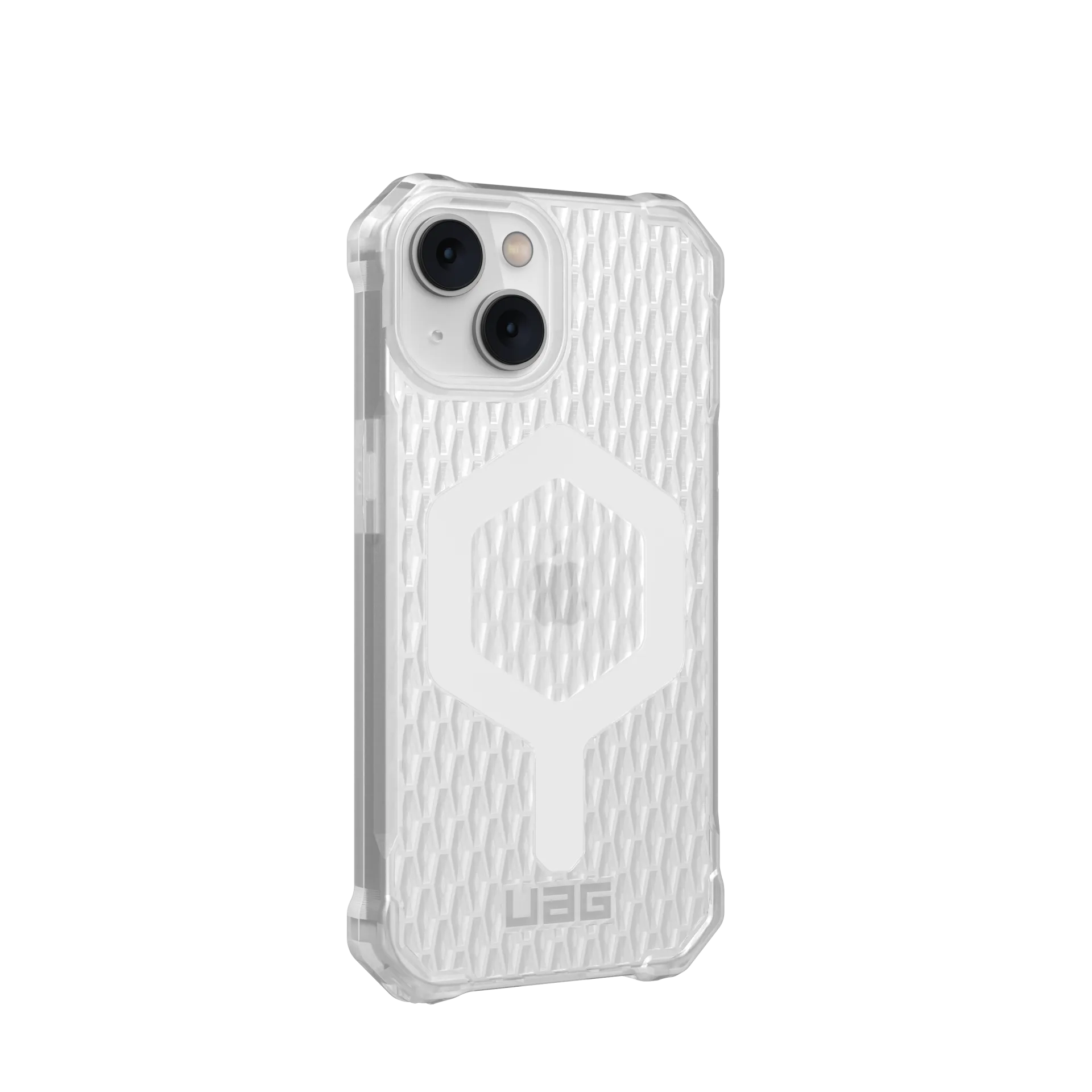 UAG Essential Armour Slim Case & MagSafe iPhone 16e / 14 / 13 Standard 6.1 Clear - Image 5