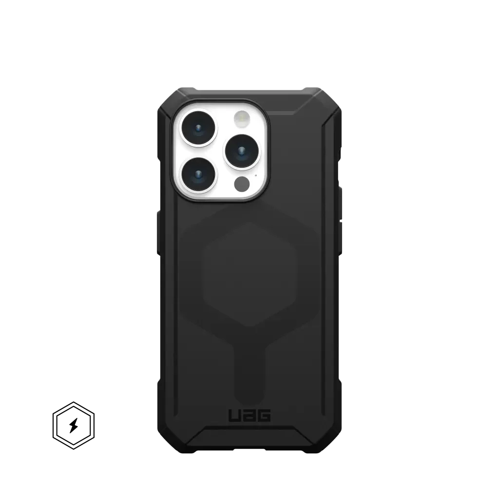UAG Essential Armour Slim & MagSafe Case iPhone 15 Pro 6.1 Black - Image 6