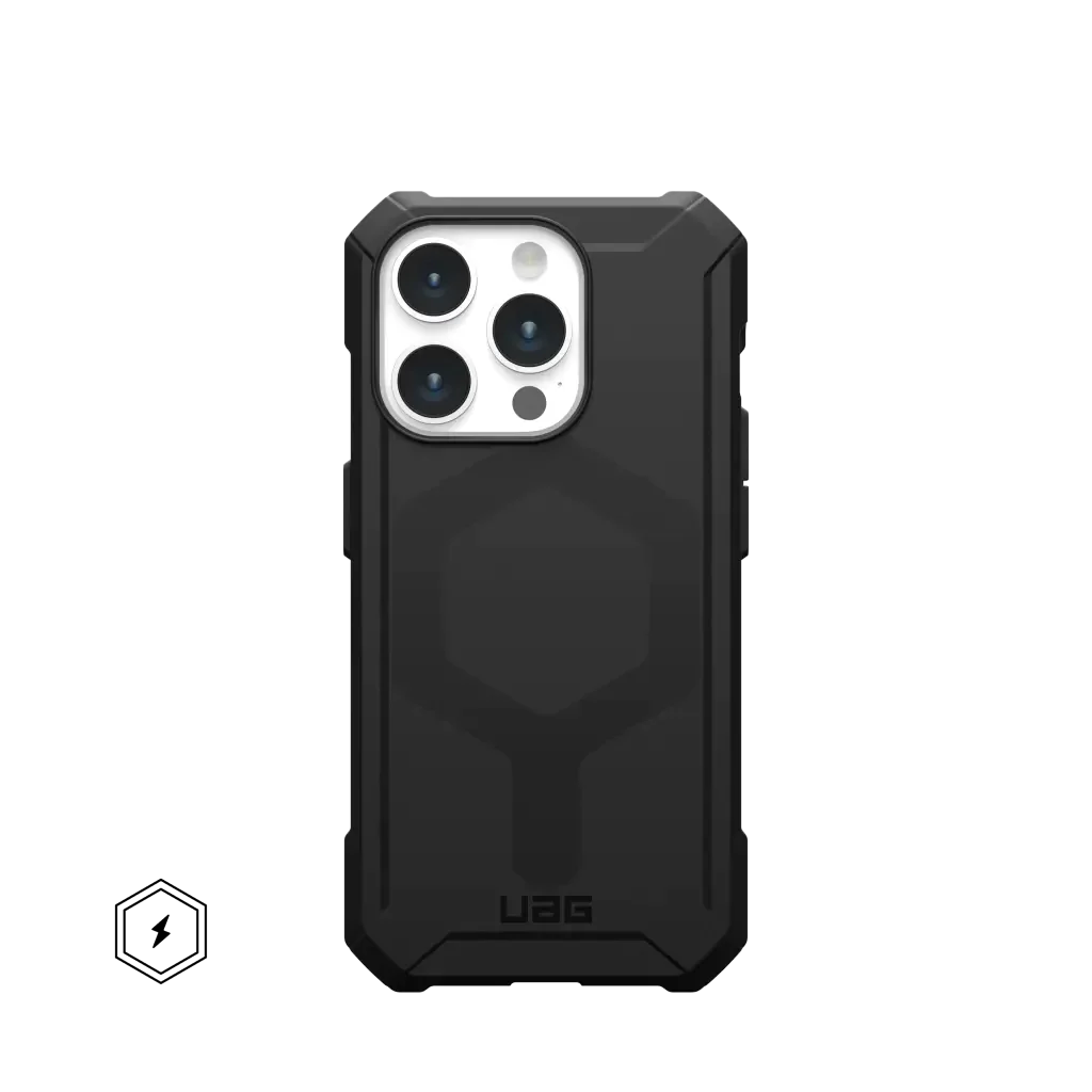 UAG Essential Armour Slim & MagSafe Case iPhone 15 Pro Max 6.7 Black - Image 6