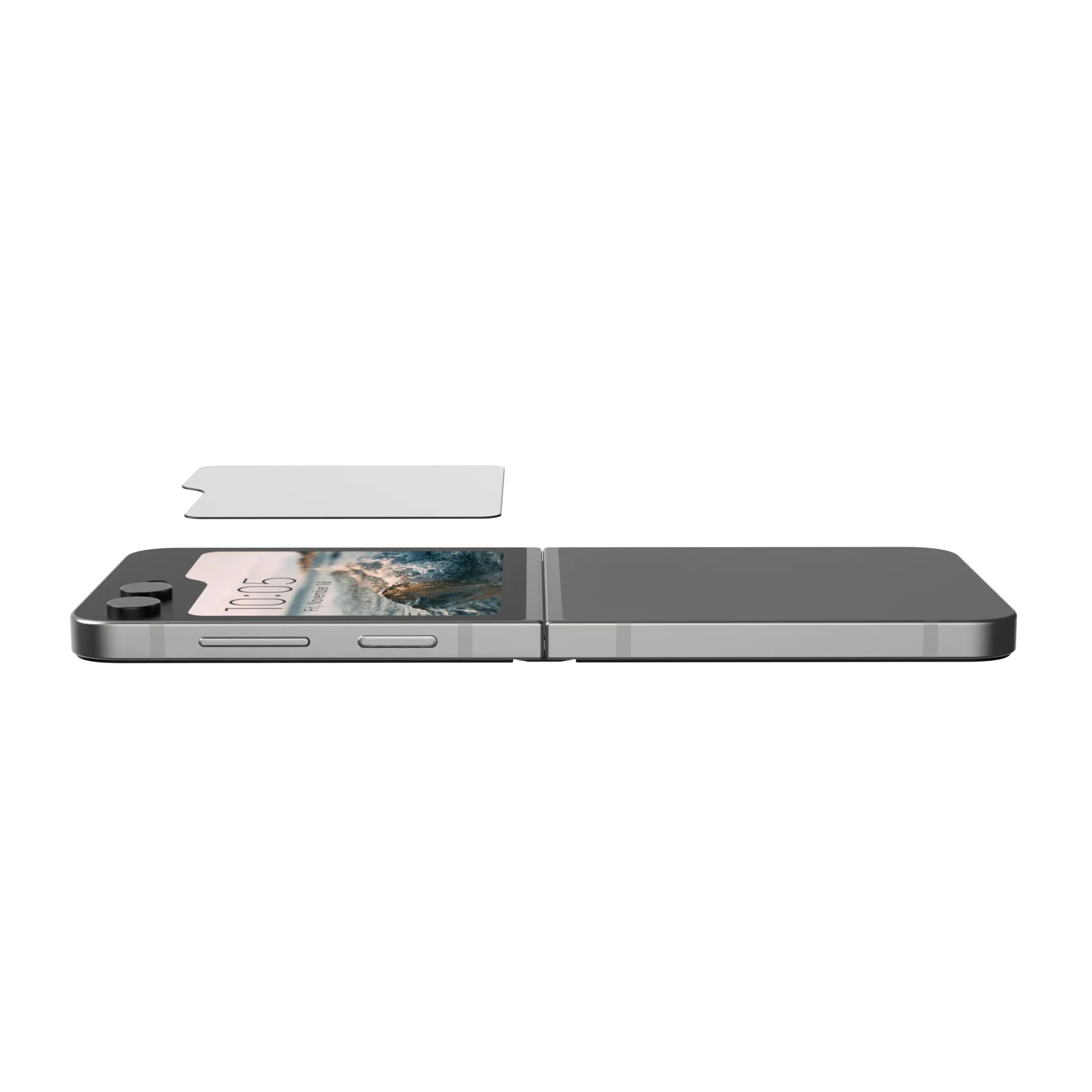 UAG Glass Screen Protector Shield for Samsung Galaxy Z Flip 6 / Flip 7 FE - Clear - Image 3