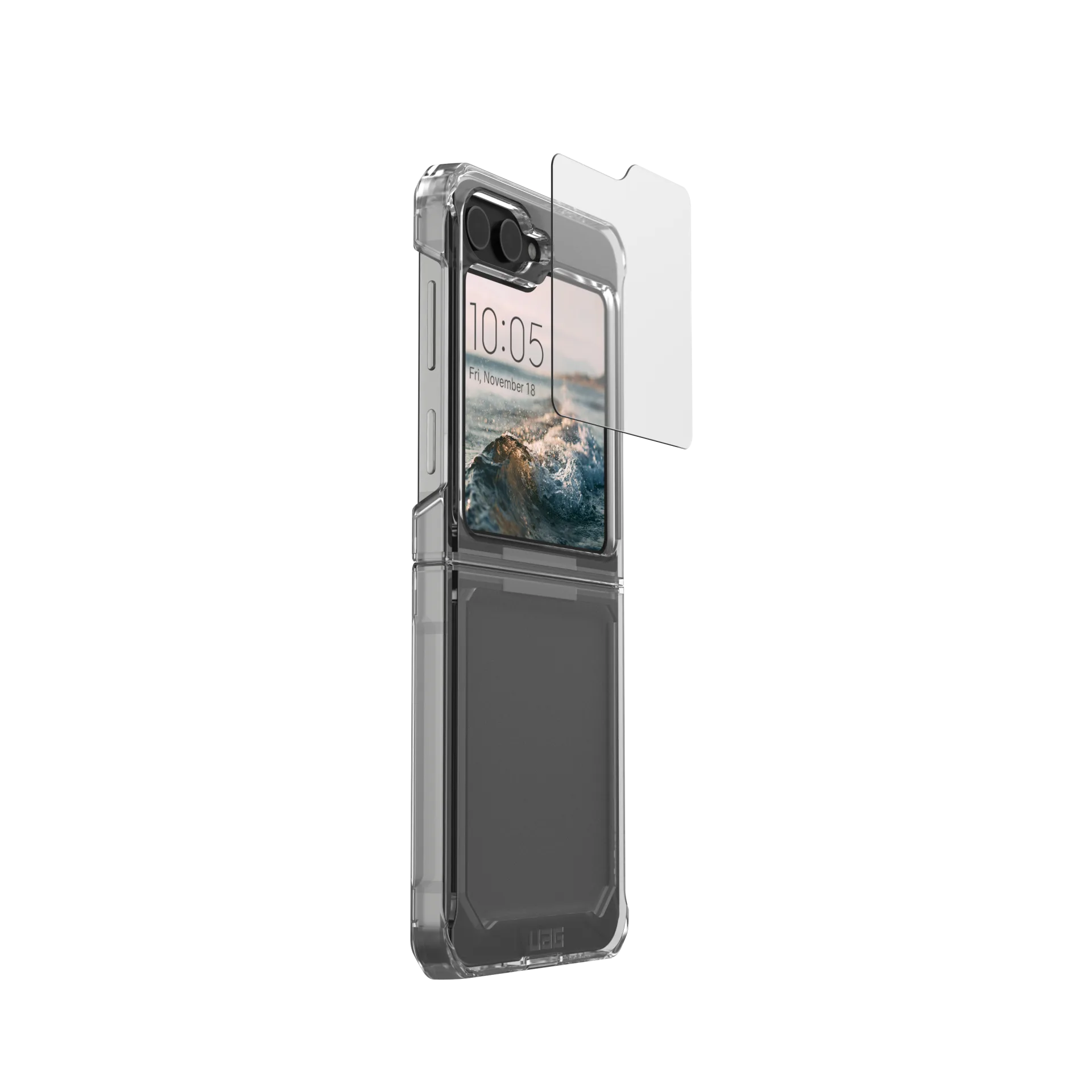 UAG Glass Screen Protector Shield for Samsung Galaxy Z Flip 6 / Flip 7 FE - Clear - Image 4