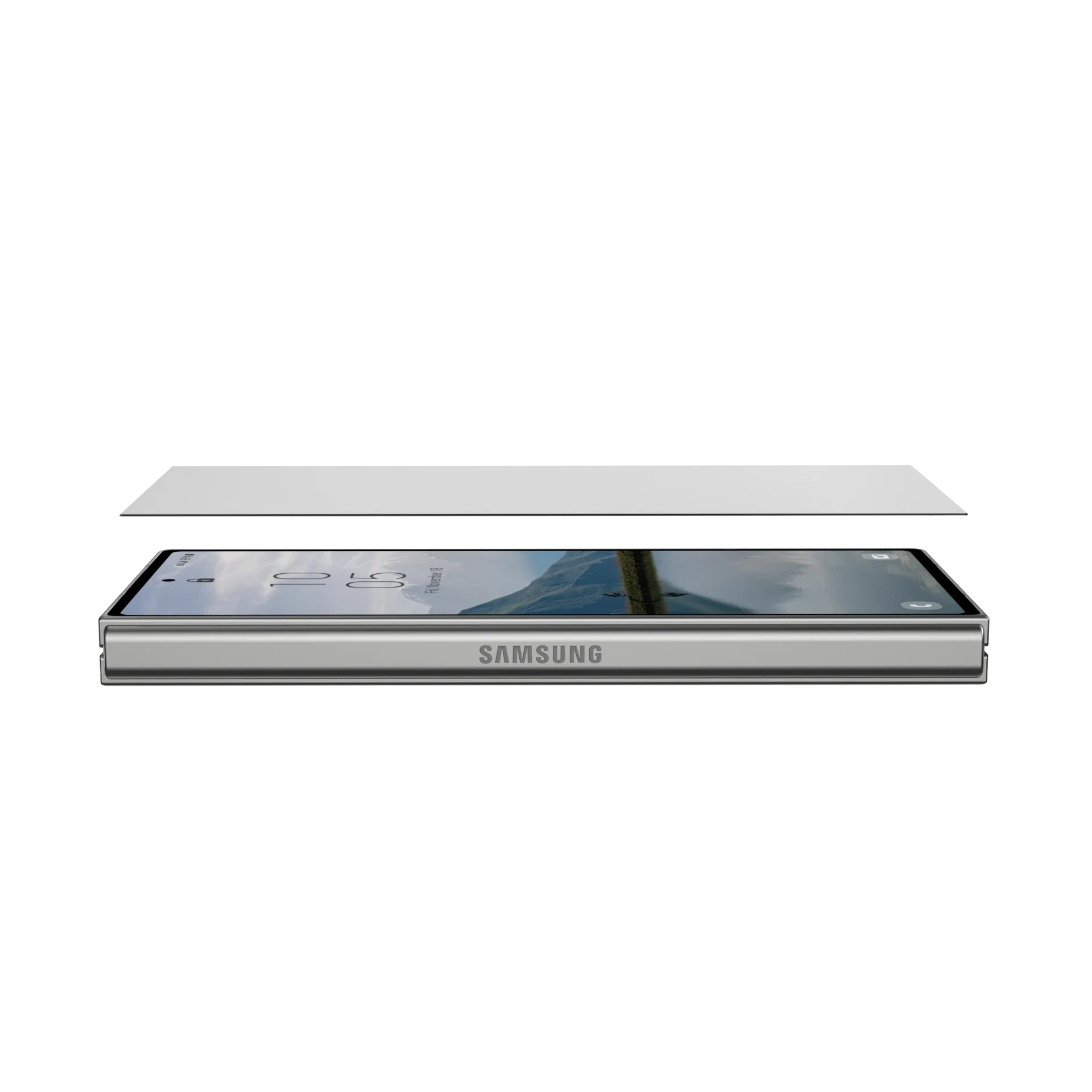 UAG Glass Screen Protector Shield for Samsung Galaxy Z Fold 6  - Clear - Image 2