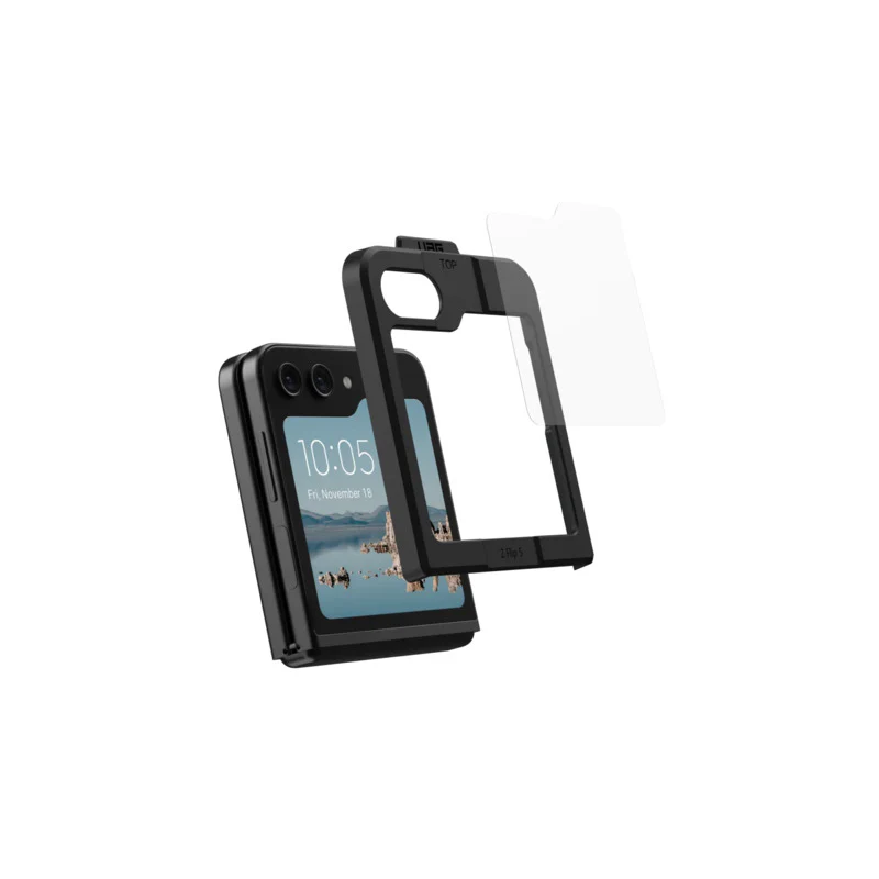UAG Glass Shield Plus Screen Protector for Samsung Galaxy Z Flip 5 Clear - Image 6