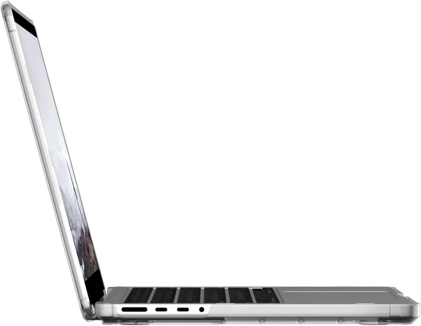 UAG Lucent Case Macbook Pro 14 inch M1 - M5 - Ice Black - Image 6
