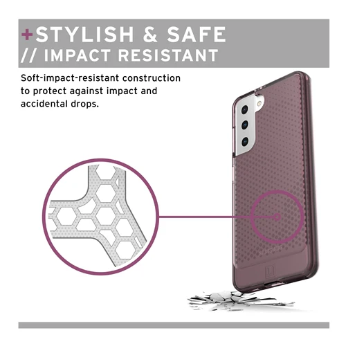 UAG Lucent Light Rugged Case Samsung S21 5G 6.2 inch - Rose - Image 3