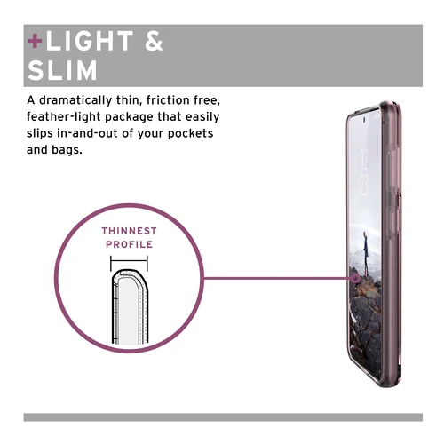 UAG Lucent Light Rugged Case Samsung S21 PLUS 5G 6.7 inch - Rose - Image 6