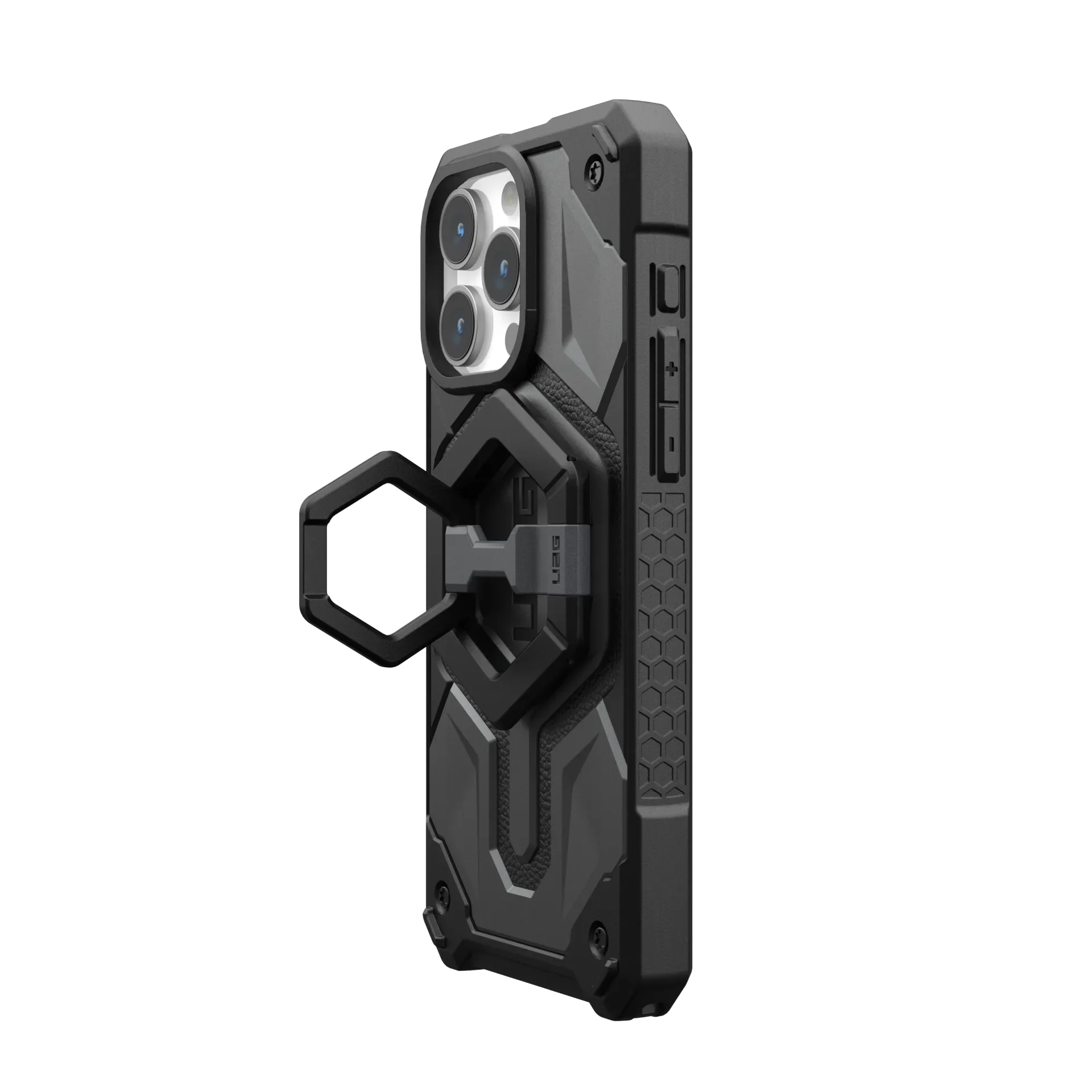 UAG MagSafe Magnetic Ring & Stand - Black / Silver - Image 4