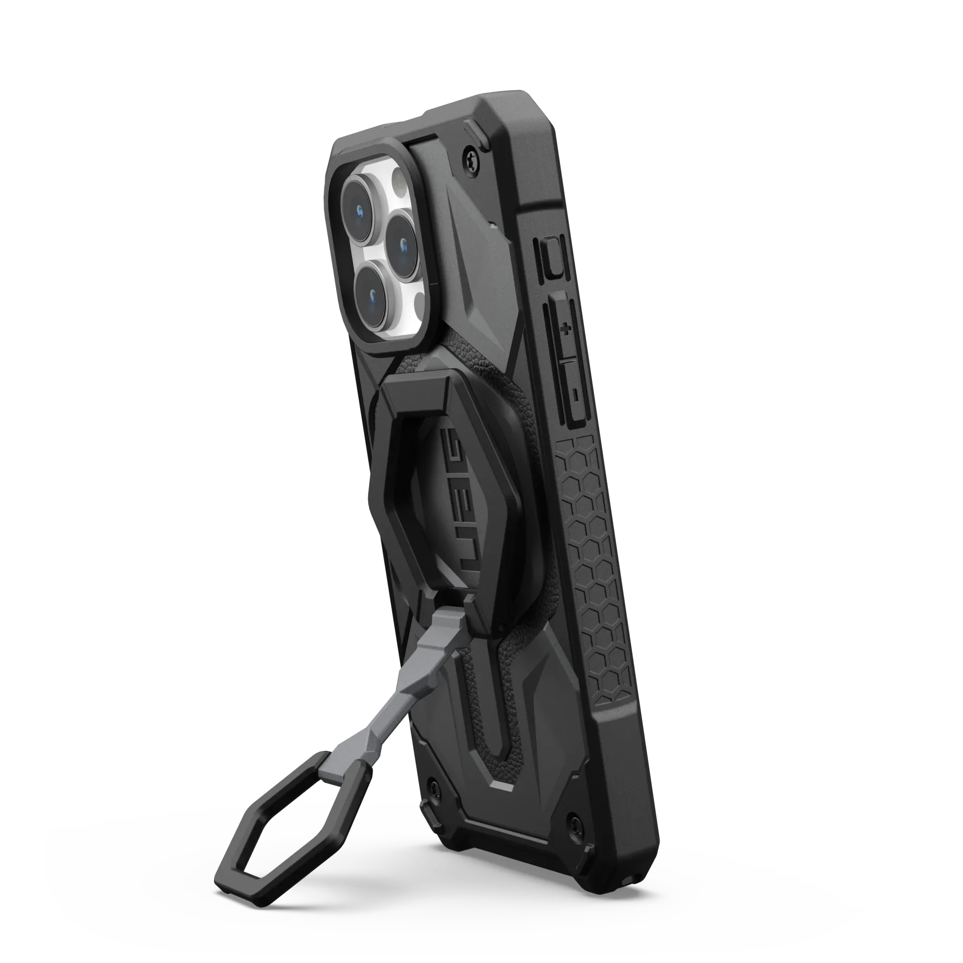 UAG MagSafe Magnetic Ring & Stand - Black / Silver - Image 5
