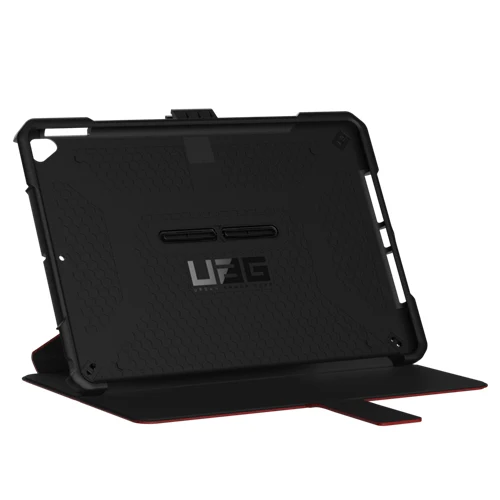 UAG Metropolis Rugged Tough Folio Case iPad 9th & 8th & 7th Gen 10.2  - Magma - Image 3