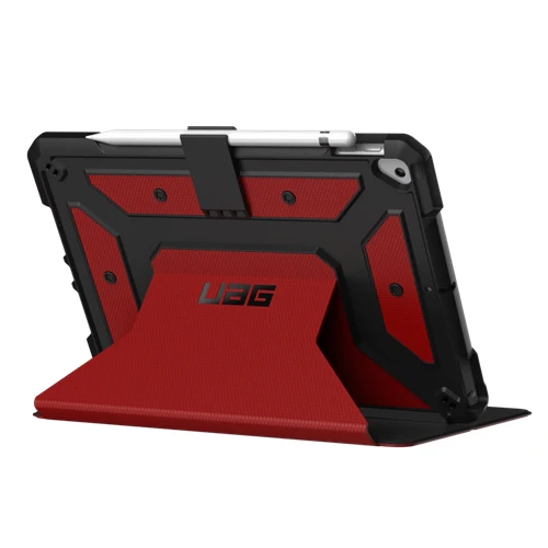 UAG Metropolis Rugged Tough Folio Case iPad 9th & 8th & 7th Gen 10.2  - Magma - Image 8