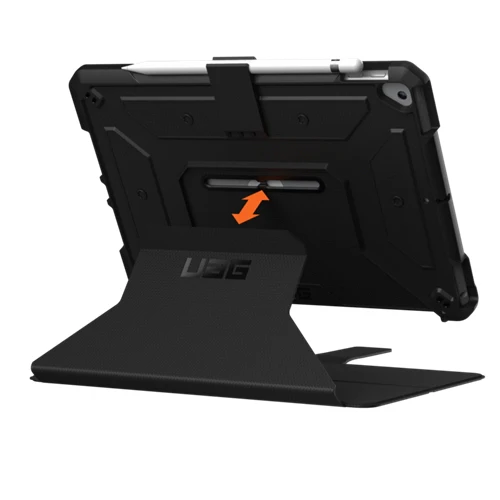 UAG Metropolis Rugged Tough Folio Case iPad 9th & 8th & 7th 10.2 - Black - Image 5