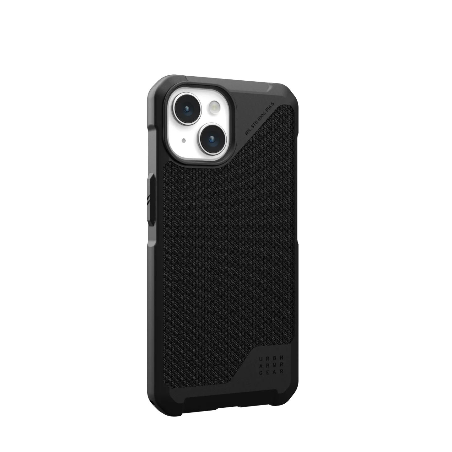 UAG Metropolis LT MagSafe Case iPhone 17e / 16e / 15 / 14 / 13 Standard 6.1 Kevlar Black with FREE SCREEN GUARD - Image 4