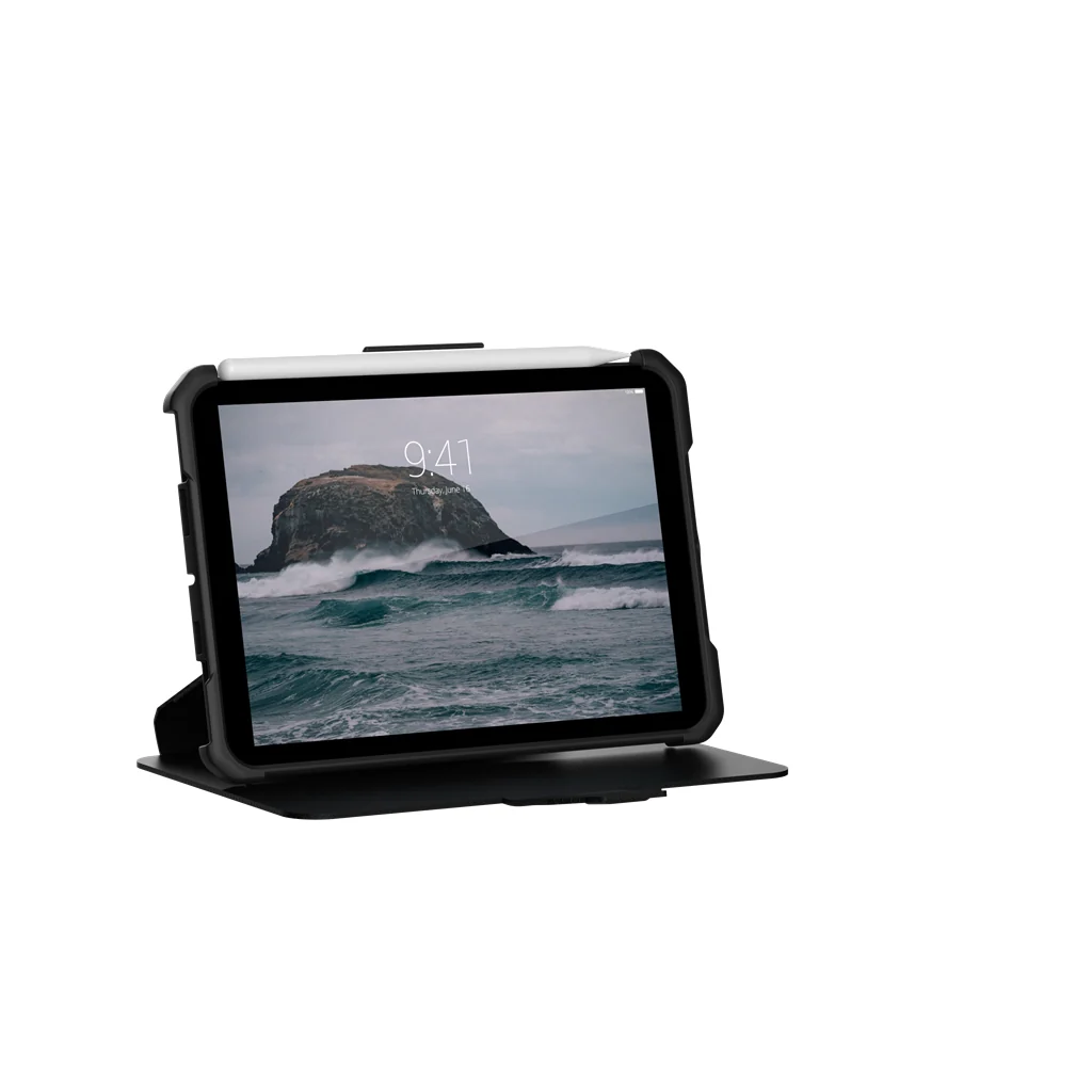 UAG Metropolis Rugged Folio Case for iPad Mini 6 / 7 - Black - Image 3