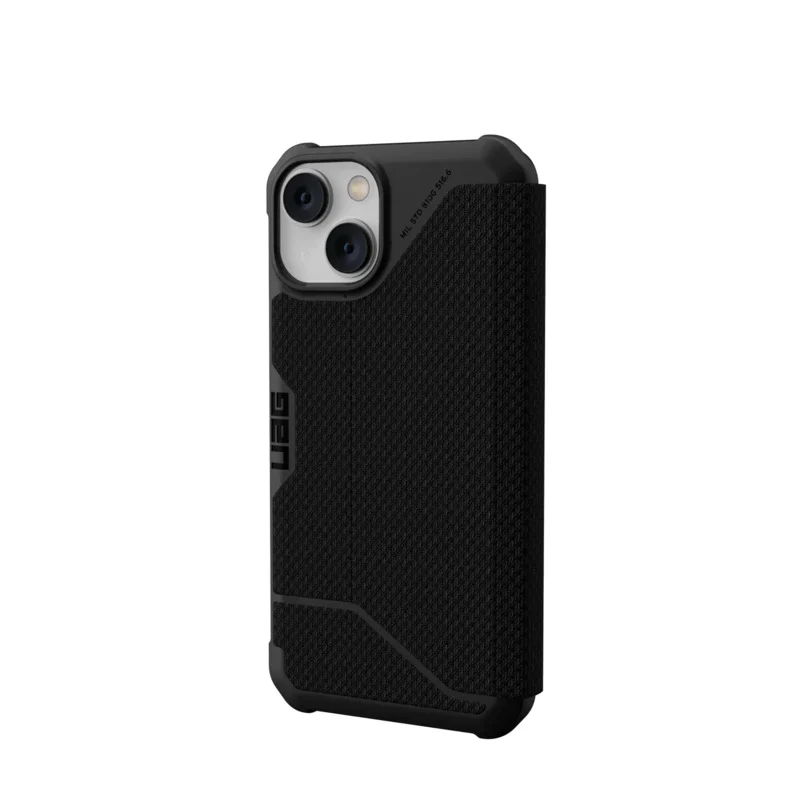 UAG Metropolis Rugged Folio Case Kevlar iPhone 14 / 13 Standard 6.1 Black - Image 4