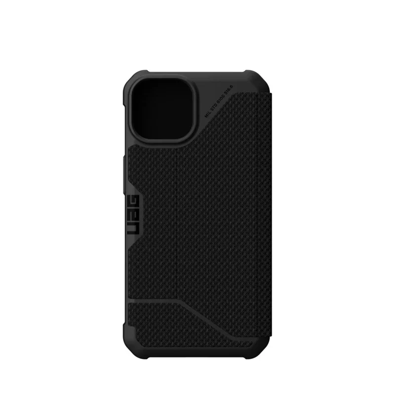 UAG Metropolis Rugged Folio Case Kevlar iPhone 14 / 13 Standard 6.1 Black - Image 8