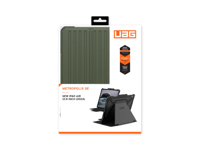 UAG Metropolis SE Folio Rugged Case iPad Air 11 M2 & M3 / Air 4th & Air 5th - Olive - Image 5