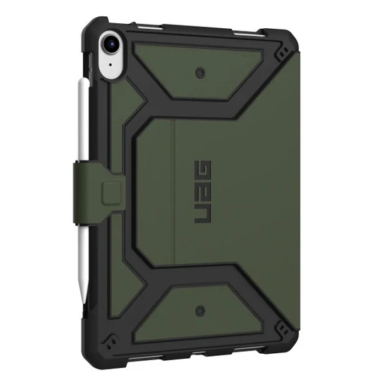 UAG Metropolis SE Rugged Folio Case iPad 10th / 11th 10.9 Olive Green - Image 2