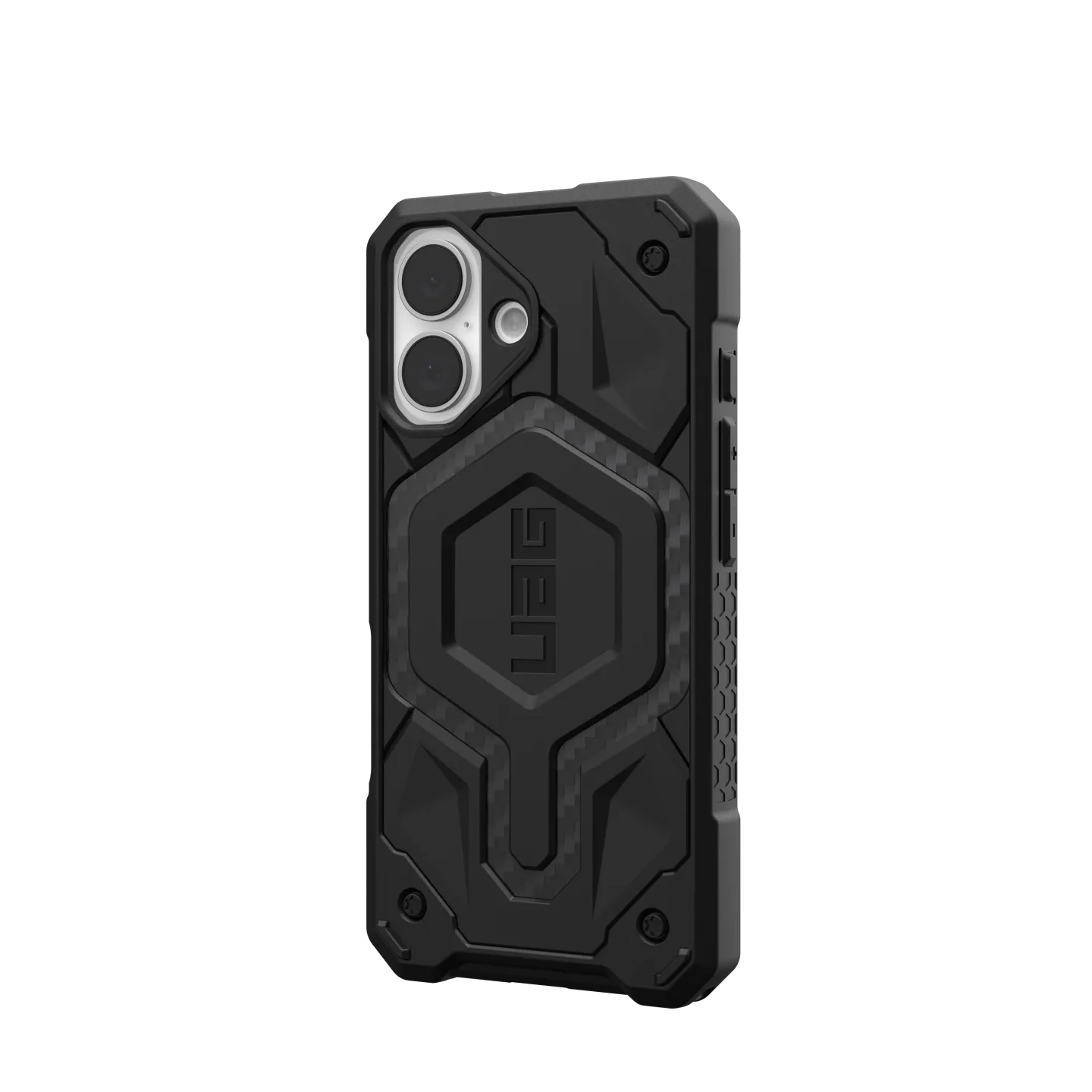 UAG Monarch Pro iPhone 16 Plus 6.7 Case & MagSafe - Carbon Fibre Black - Image 2