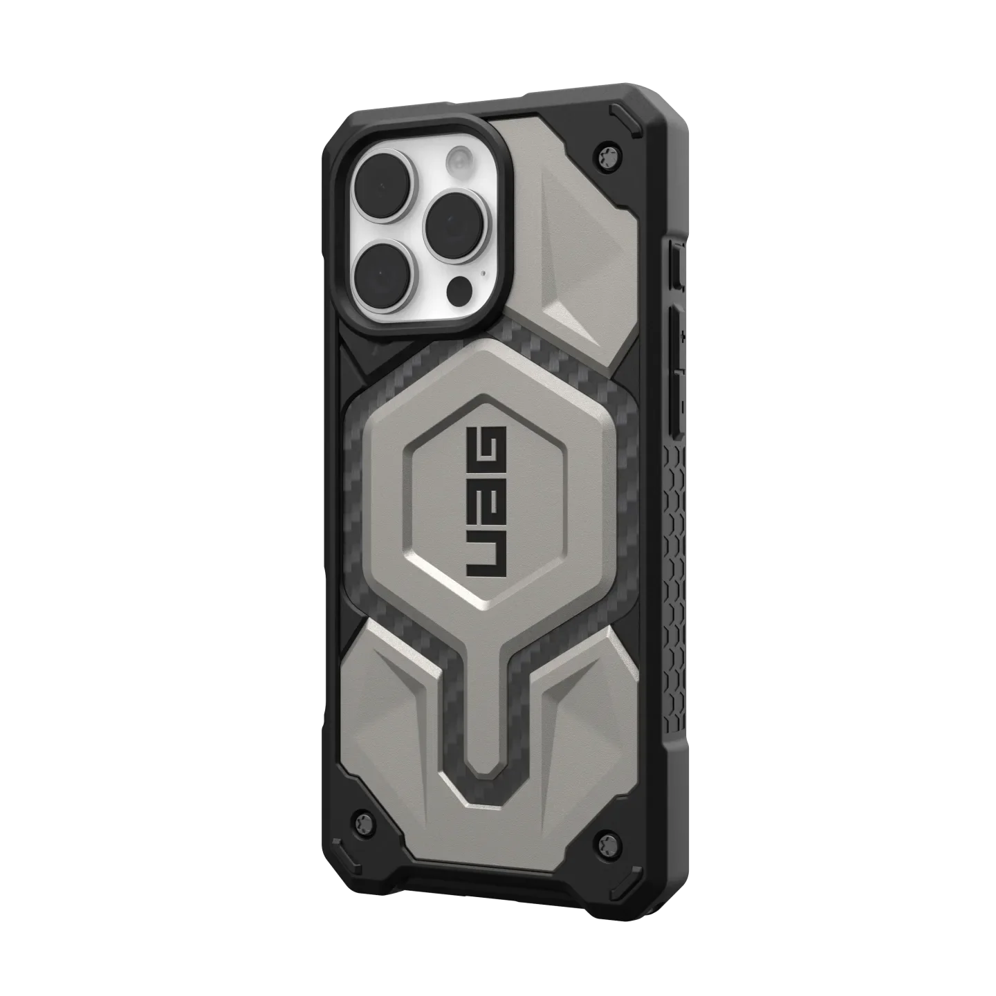 UAG Monarch Pro iPhone 16 Pro Max 6.9 Case & MagSafe - Titanium - Image 4