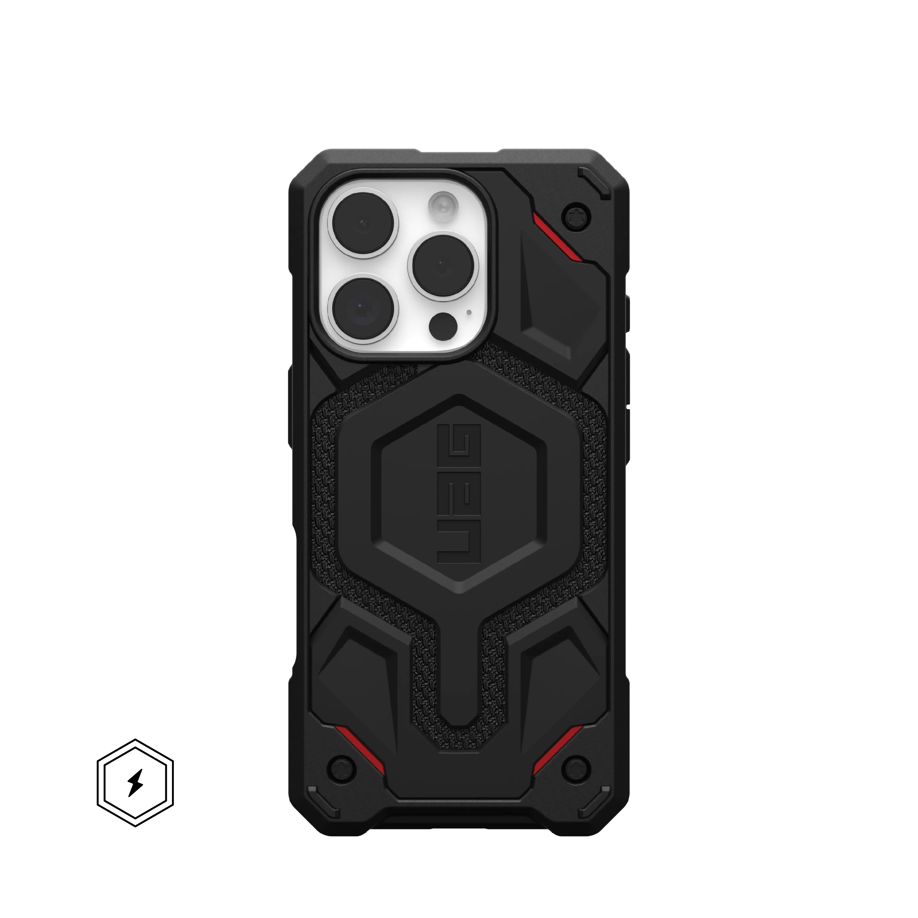 UAG Monarch Pro Kevlar iPhone 16 Pro Max 6.9 Case & MagSafe - Kevlar Black - Image 2
