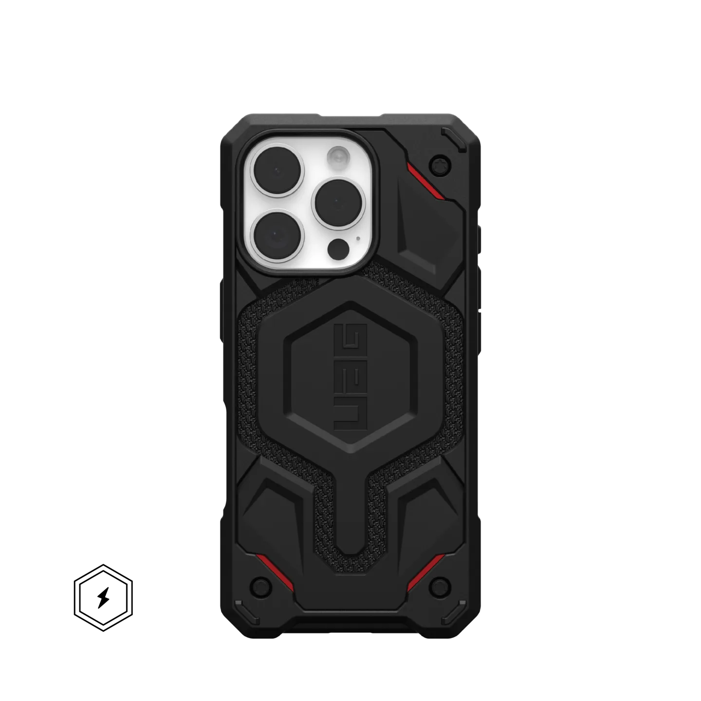 UAG Monarch Pro Kevlar iPhone 16 Pro Max 6.9 Case & MagSafe - Kevlar Black - Image 3