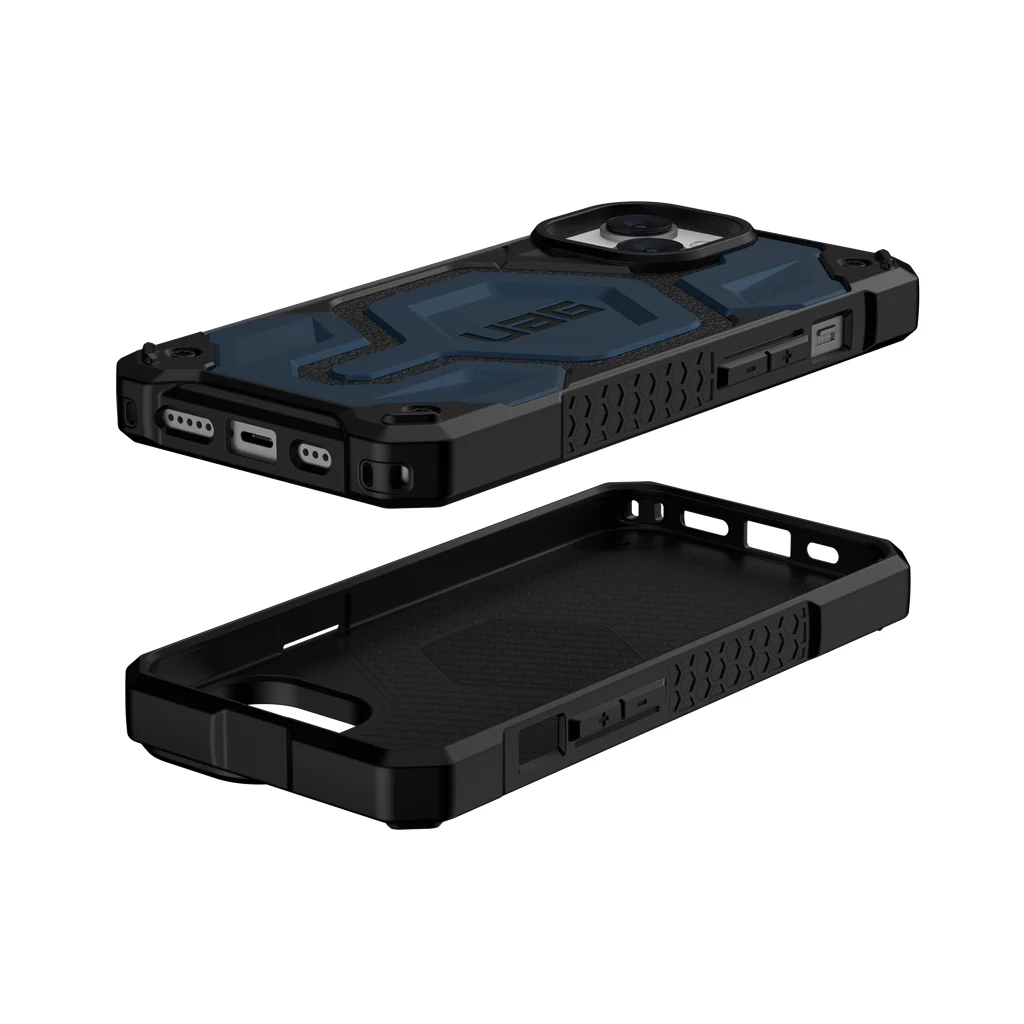 UAG Monarch Pro Rugged MagSafe Case iPhone 14 Plus 6.7 Mallard Blue - Image 2