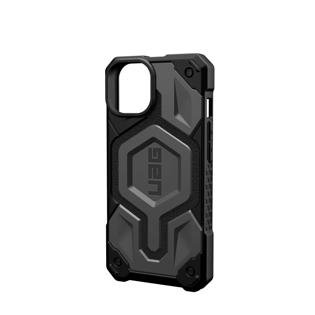 UAG Monarch Pro Rugged MagSafe Case iPhone 14 Plus 6.7 Silver - Image 7