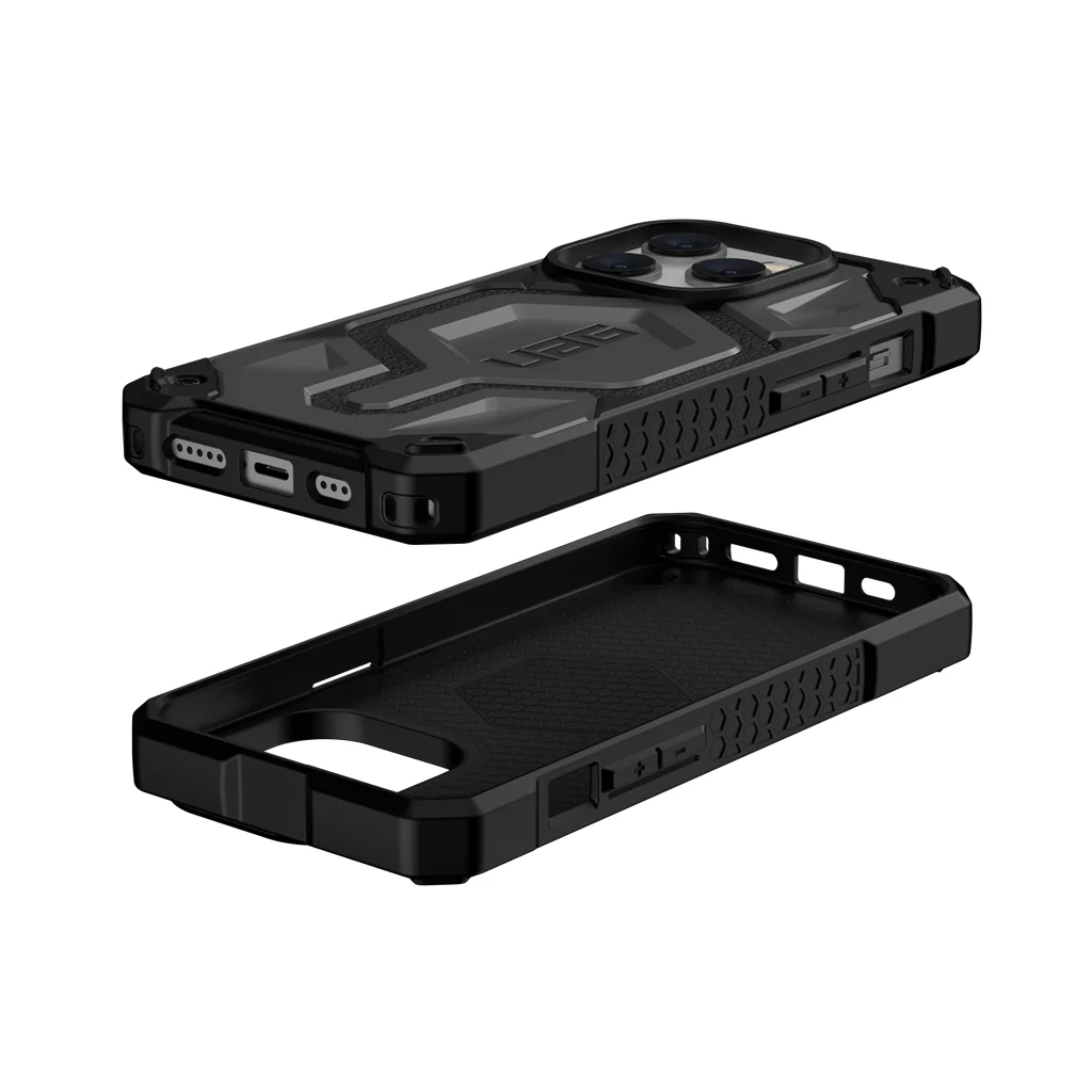 UAG Monarch Pro Rugged MagSafe Case iPhone 14 Pro 6.1 Silver - Image 8