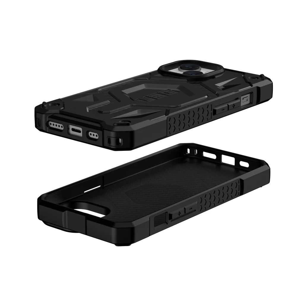 UAG Monarch Pro Rugged MagSafe Case iPhone 14 / 13 Standard 6.1 Carbon Fiber - Image 2