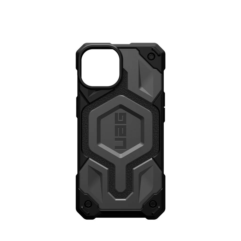 UAG Monarch Pro Rugged MagSafe Case iPhone 14 / 13 Standard 6.1 Silver - Image 6