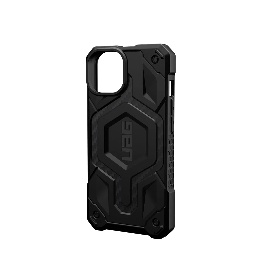 UAG Monarch Pro Rugged MagSafe Case iPhone 15 Pro 6.1 Carbon Fiber - Image 5