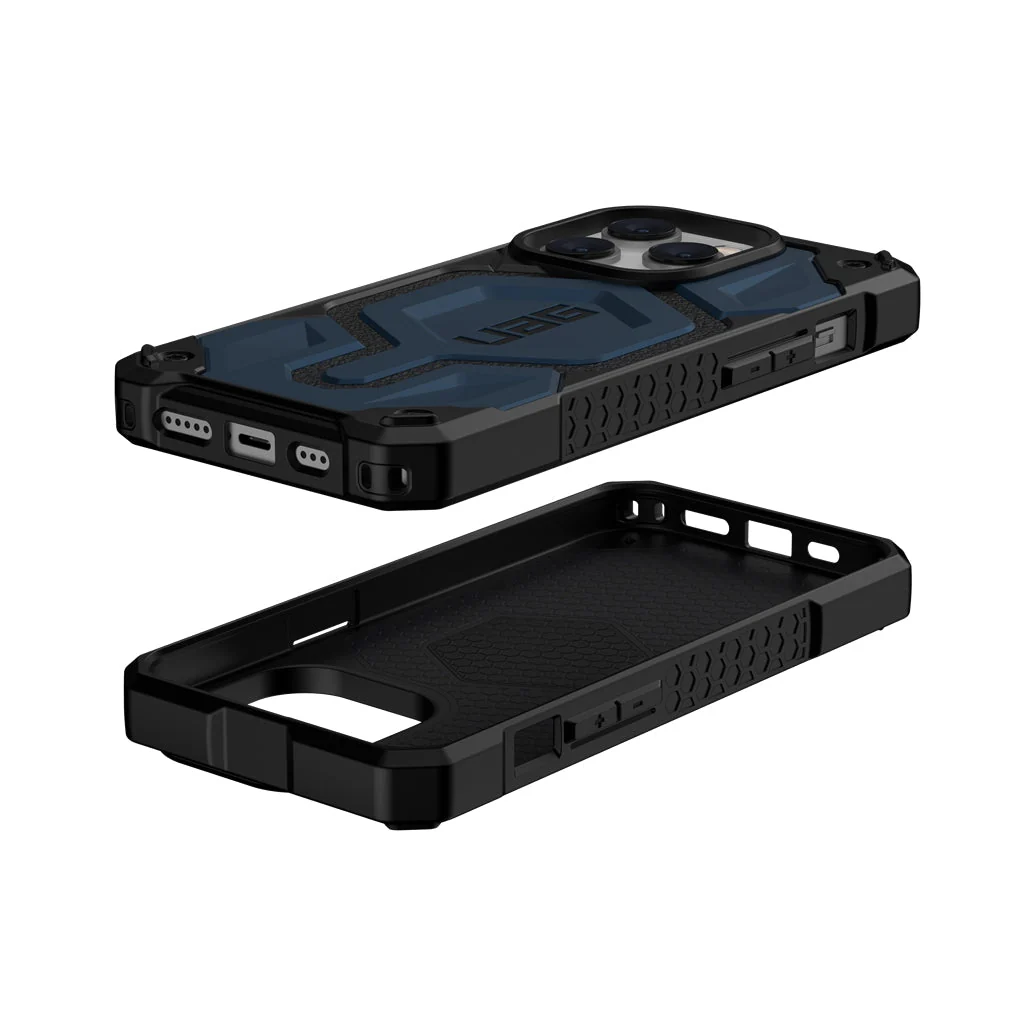 UAG Monarch Pro Rugged MagSafe Case iPhone 15 Pro Max 6.7 Mallard Blue - Image 8