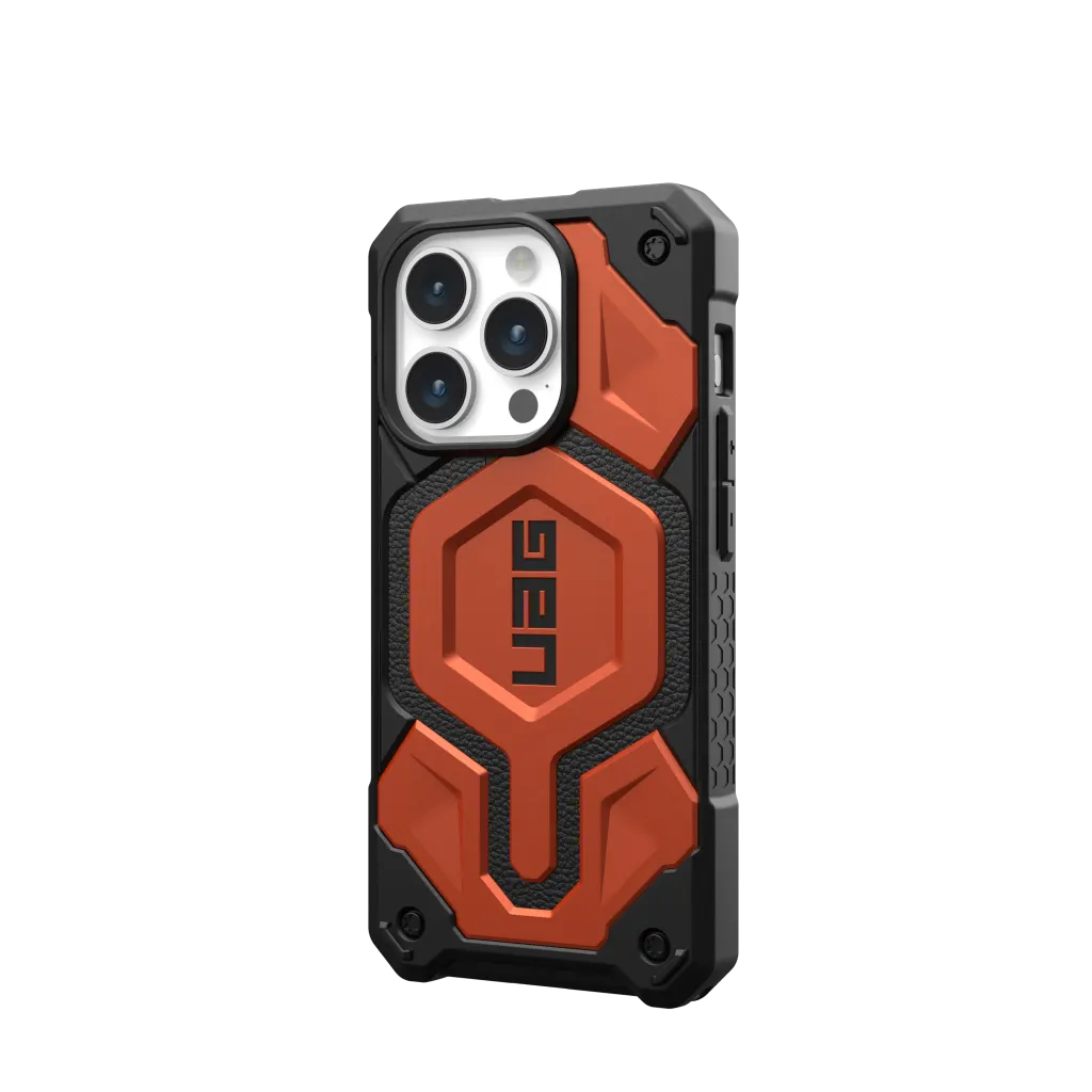 UAG Monarch Pro Rugged MagSafe Case iPhone 15 Pro Max 6.7 Rust - Image 2