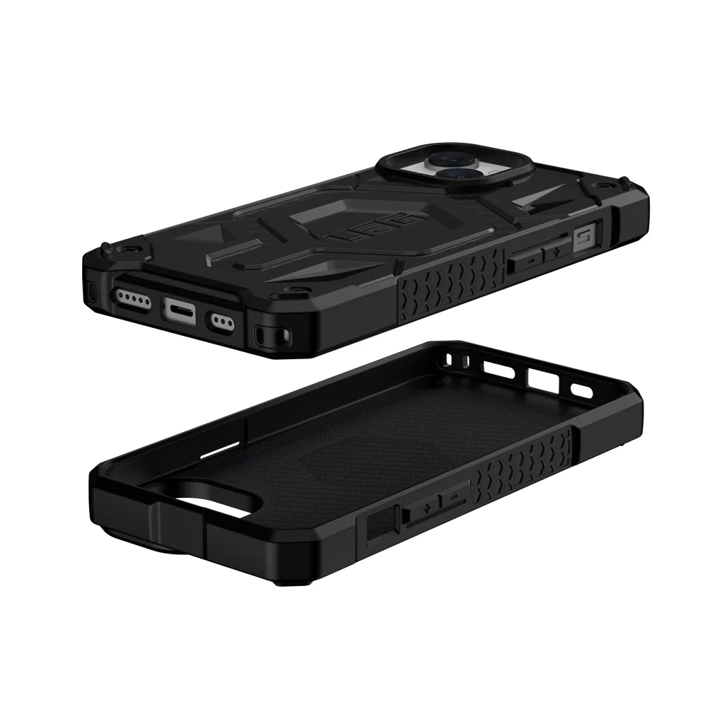 UAG Monarch Pro Rugged MagSafe Case iPhone 17e / 16e / 15 / 14 / 13 Standard 6.1 - Carbon Fiber - Image 2