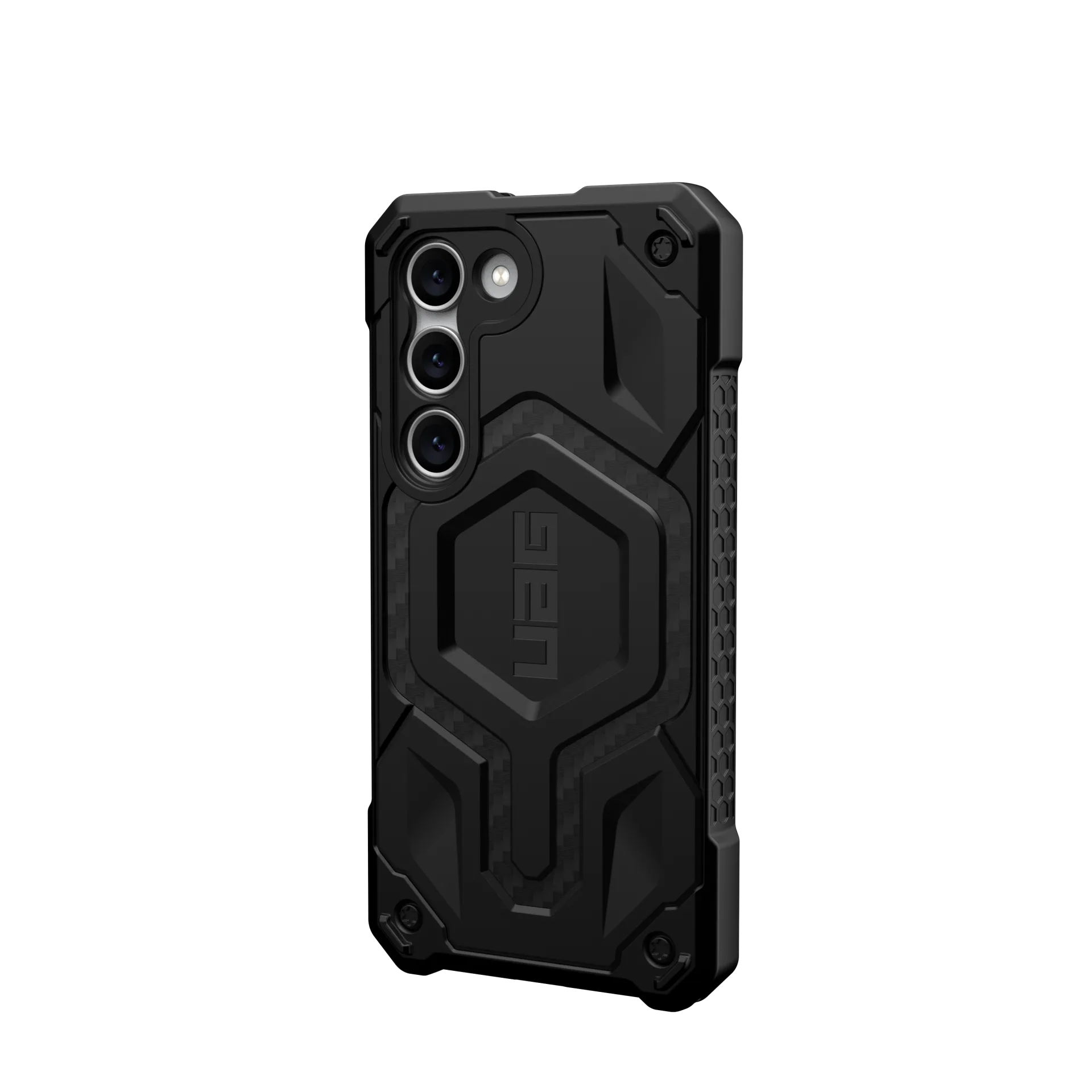 UAG Monarch Pro Rugged Case & Magnet Samsung S23 Standard 5G 6.1 - Carbon Fibre - Image 9
