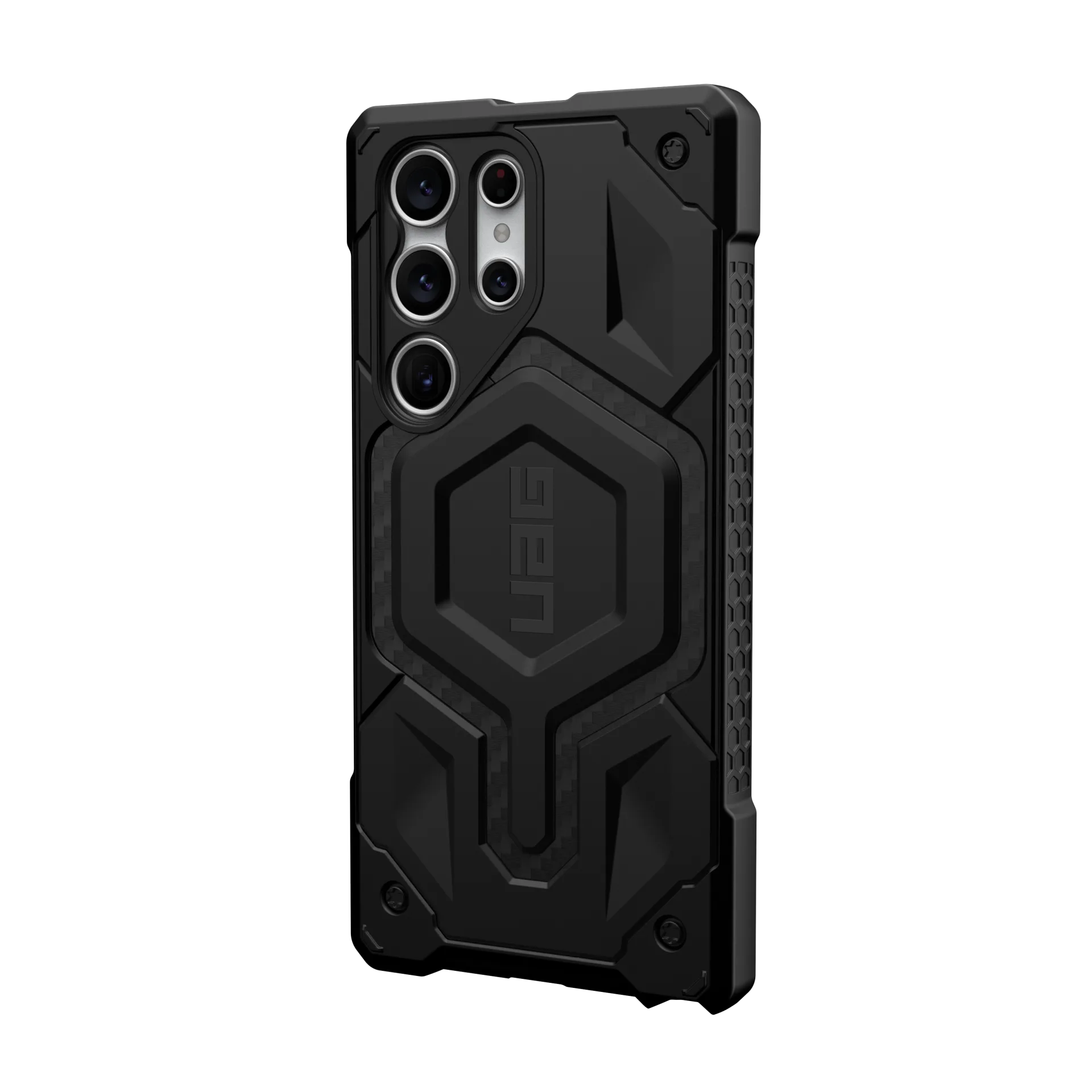 UAG Monarch Pro Rugged Case & Magnet Samsung S23 Ultra 5G 6.8 - Carbon Fibre - Image 2