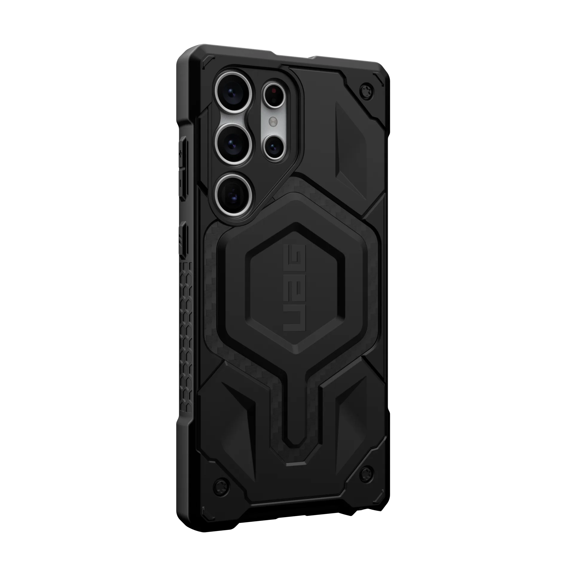 UAG Monarch Pro Rugged Case & Magnet Samsung S23 Ultra 5G 6.8 - Carbon Fibre - Image 3