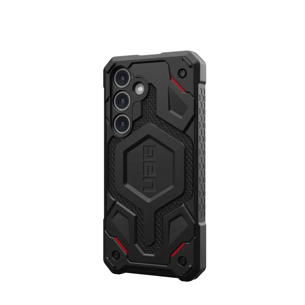 UAG Monarch Pro Rugged Case & Magnet Samsung S24 5G 6.2 - Kevlar Black - Image 3
