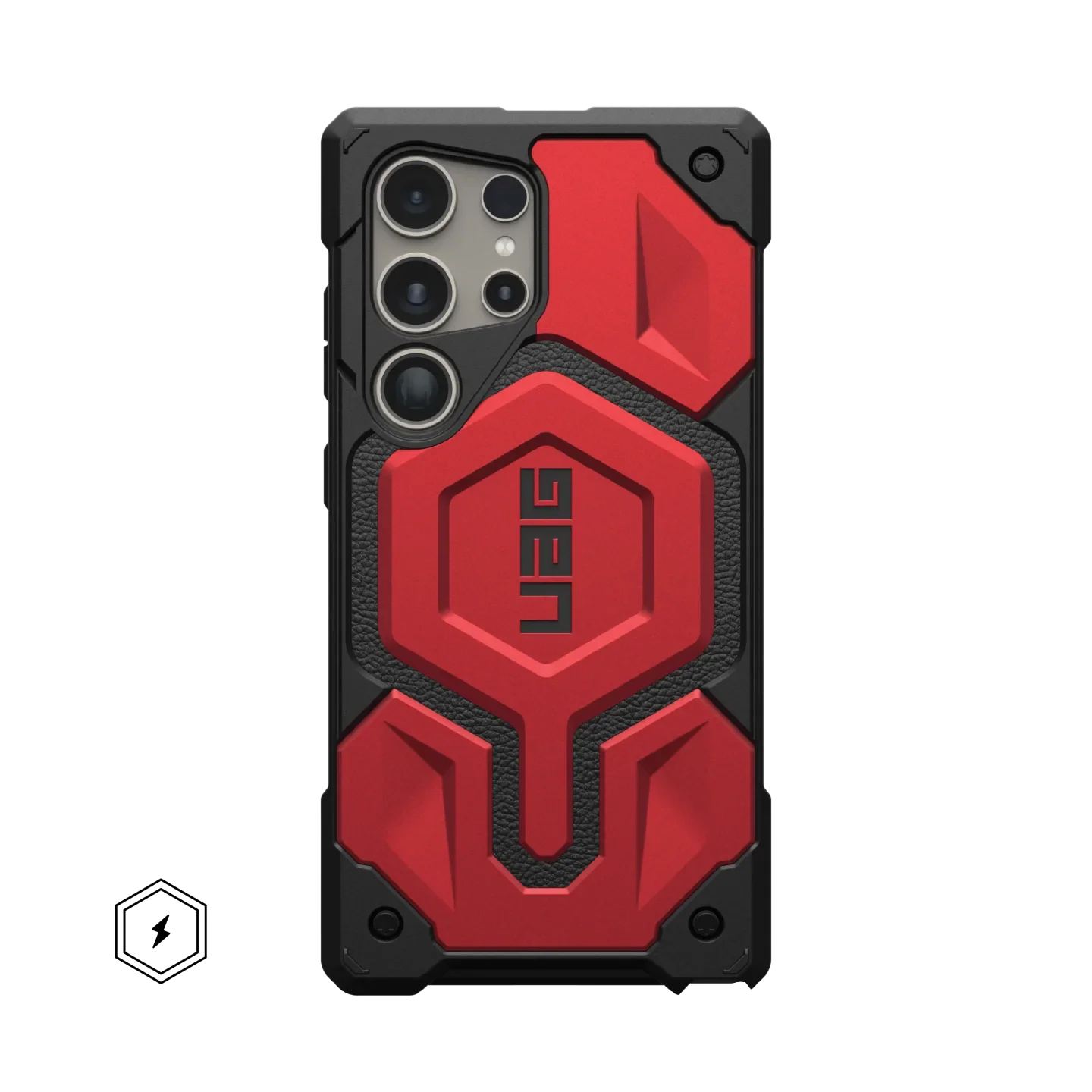 UAG Monarch Pro Rugged Case & Magnet Samsung S24 Ultra 5G 6.8 - Crimson - Image 9