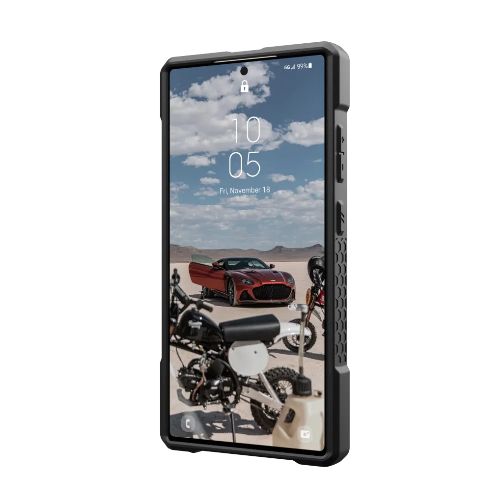 UAG Monarch Pro Rugged Case & Magnet Samsung S24 Ultra 5G 6.8 - Kevlar Black - Image 7