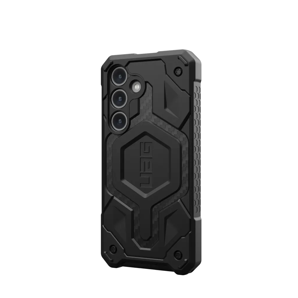 UAG Monarch Pro Rugged Case & Magnet Samsung S24 5G 6.2 - Carbon Fibre - Image 4