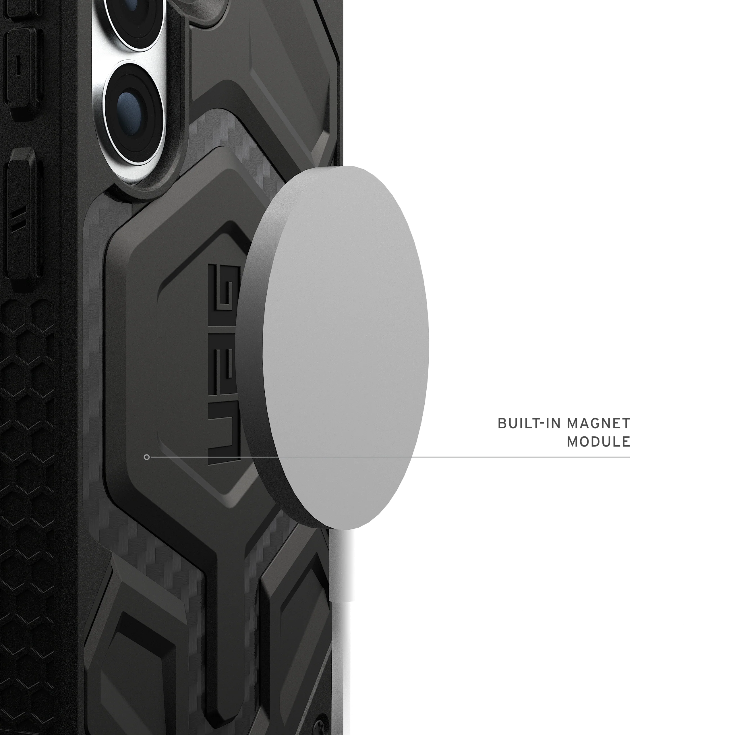 UAG Monarch Pro with Magnets for Samsung Galaxy S26 Plus - Carbon Fiber - Image 7
