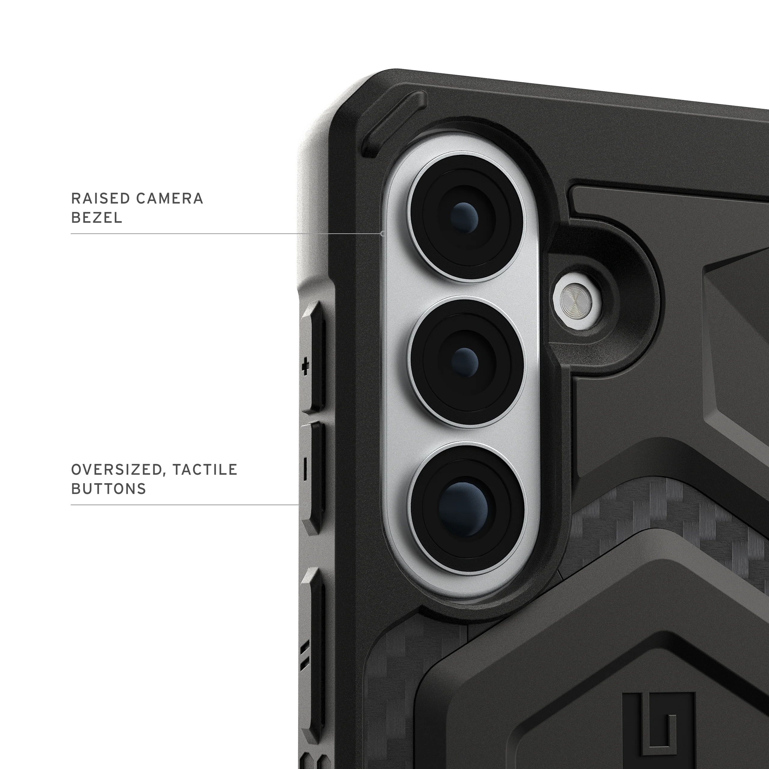 UAG Monarch Pro with Magnets Samsung Galaxy S26 Standard - Carbon Fiber - Image 6