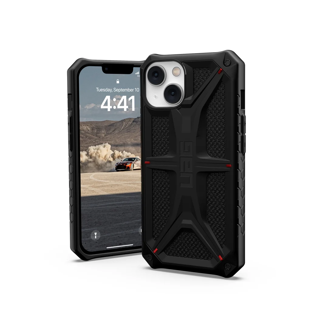 UAG Monarch Rugged Tough Case iPhone 14 Plus 6.7 Kevlar Black - Image 6