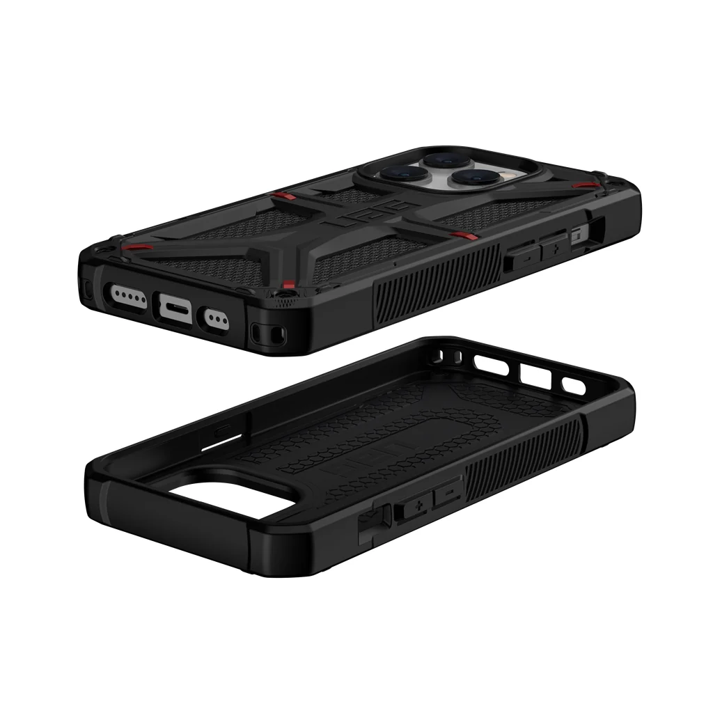 UAG Monarch Rugged Tough Case iPhone 14 Pro 6.1 Kevlar Black - Image 6