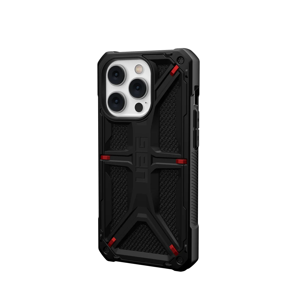 UAG Monarch Rugged Tough Case iPhone 14 Pro 6.1 Kevlar Black - Image 7