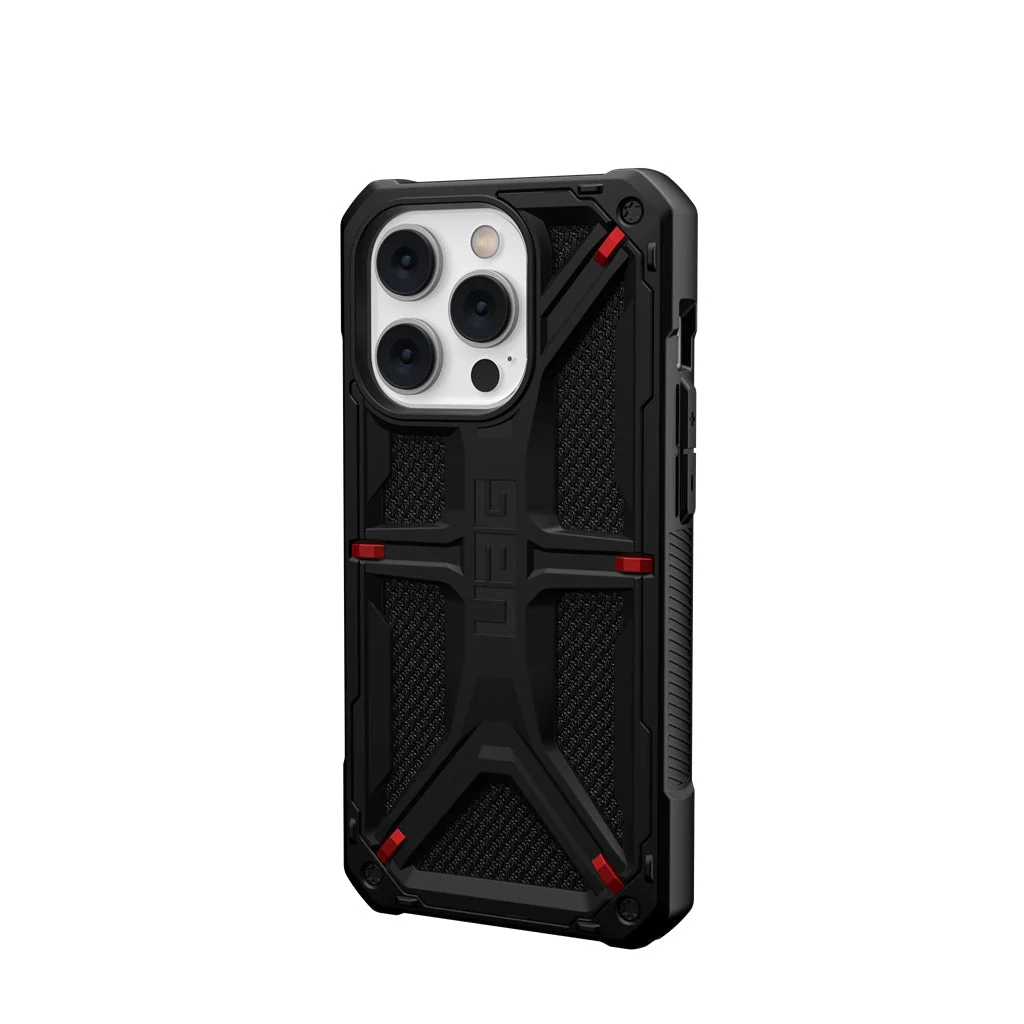 UAG Monarch Rugged Tough Case iPhone 15 Pro Max 6.7 Kevlar Black - Image 7
